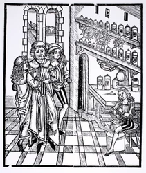 Apotheke, aus 